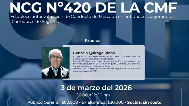 Charla especializada sobre la Norma de Carácter General N°420 de la Comisión para el Mercado Financiero (CMF),